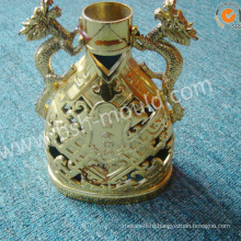 Zinc alloy die cast metal wine bottle holder